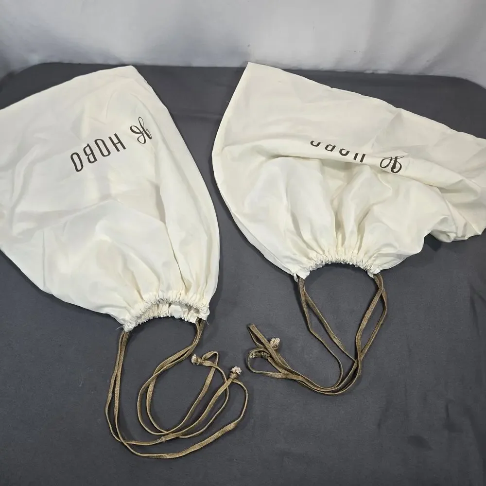 HOBO International White Cream Dust bag 16” Length x 16” Height